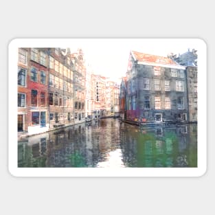 A Glimpse Of City Life Sticker